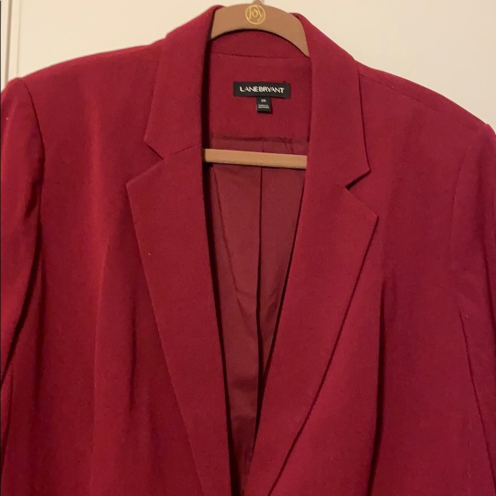 Lane Bryant Raspberry Blazer Size 20 - Picture 4 of 5